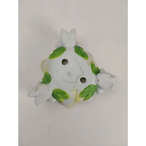 Candy/Trinket Dish Magnolia and Bunnies - Picture 5 of 6